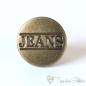 Preview: Metal Jeans button, antique bronze, Ø ca. 17mm