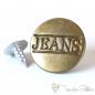 Preview: Metal Jeans button, antique bronze, Ø ca. 17mm