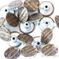 Preview: Metal Jeans button, antique bronze, Ø ca. 17mm, Jeans Wear