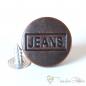 Preview: Metal Jeans button, Antique Bronze, Ø ca. 17mm, Jeans