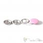 Preview: Set of 10 closed 11mm Jersey snaps in pink colour