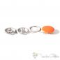 Preview: Set of 10 closed 11mm Jersey snaps in orange colour