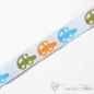 Preview: 16mm colorful cars woven ribbon