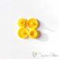 Preview: Set of 10 KAM-Snaps T5 gold yellow - Ø 12,4mm