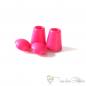 Preview: 2 pcs. Hoodie cord plastic endcap pink with closure for 5mm hoodie cords