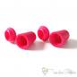 Preview: 2 pcs. Hoodie cord plastic endcap pink with closure for 5mm hoodie cords