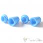 Preview: 2 pcs. Hoodie cord plastic endcap light blue with closure for 5mm hoodie cords