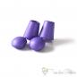 Preview: 2 pcs. Hoodie cord plastic endcap purple with closure for 5mm hoodie cords