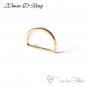 Preview: D Ring 20mm gold