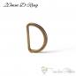 Preview: D Ring 20mm bronze