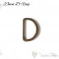 Preview: D Ring 20mm bronze