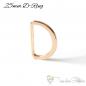 Preview: D Ring 25mm gold