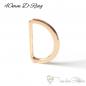 Preview: D Ring 40mm gold