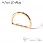 Preview: D Ring 40mm gold