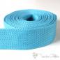 Preview: 38mm soft light blue belt strap