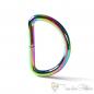 Preview: Rainbow metal D-Ring for 38mm webbings - thickness version