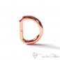 Preview: D Ring 25mm rosé gold - Thickness version