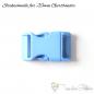 Preview: Snap buckle light blue for 20mm webbings