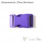 Preview: Snap buckle purple for 20mm webbings