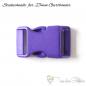 Preview: Snap buckle purple for 25mm webbings