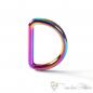 Preview: Rainbow metal D-Ring for 25mm webbings