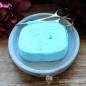 Preview: Elastic inclined band light blue - 2,5cm width