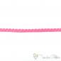 Preview: Cotton lace ribbon pink 15mm