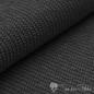 Preview: 0,5 meter Cotton wide knit - Knit Jacquard - dark grey melange