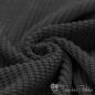 Preview: 0,5 meter Cotton wide knit - Knit Jacquard - dark grey melange