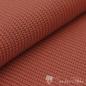 Preview: 0,5 meter Cotton wide knit - Knit Jacquard -  brick-red