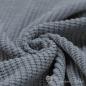 Preview: 0,5 meter Cotton wide knit - Knit Jacquard -  Jeans light melange