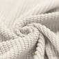 Preview: 0,5 Meter Baumwolle Breitstrick - Strick Jacquard - offwhite