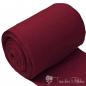 Preview: 0,5 meter cuff heavy rib Uni bordeaux