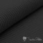 Preview: 0,5 meter Cotton wide knit - Knit Jacquard - black