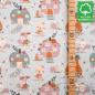 Preview: 0,5 meter organic cotton jersey Sweet Home