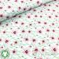 Preview: 0,5 meter Cotton jersey GOTS digital print Spring flowers white