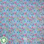 Preview: 0,5 meter Cotton jersey GOTS digital print flower field sky blue