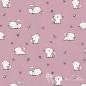 Preview: 0.5 meter cotton jersey old pinkt with cute cats