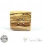 Preview: Handmade spalted beech button - 4-hole