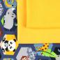 Preview: Autumn fabric package yellow with zoo animals