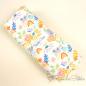 Preview: Cotton jesery fabric package offwhite with colorful flowers