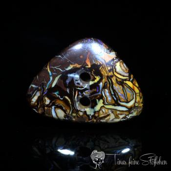 Yowah Boulder Opal Knopf - 25,70ct - 2 Löcher