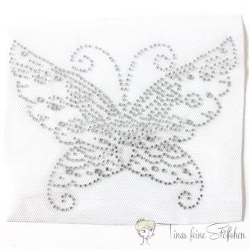 Sparkling Strass Iron-on Motif butterfly