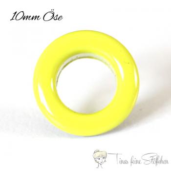 10mm lime Ösen mit Scheibe - 10er Set