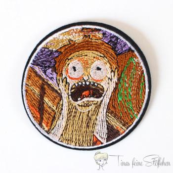 The slightly different scream - stirrup embroidery application