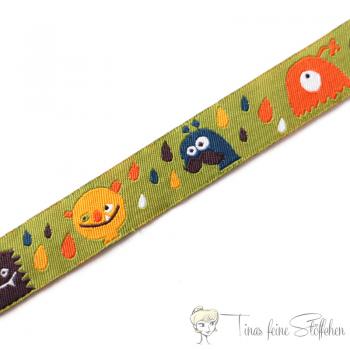 16mm monster woven ribbon