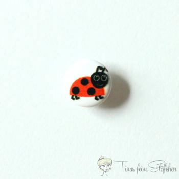 Jersey ladybugs push button - 9,5mm