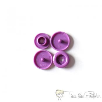 Set of 10 KAM-Snaps T5 purple - Ø 12,4mm