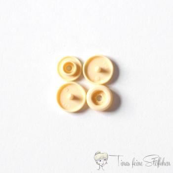 Set of 10 KAM-Snaps T5 apricot - Ø 12,4mm