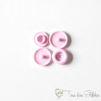 Set of 10 KAM-Snaps T5 baby pink - Ø 12,4mm